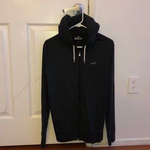 Black Hollister Zip Up Jacket Size S
